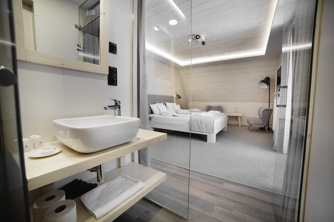 Pokój dwuosobowy Deluxe z balkonem - Villa Nosal Zakopane